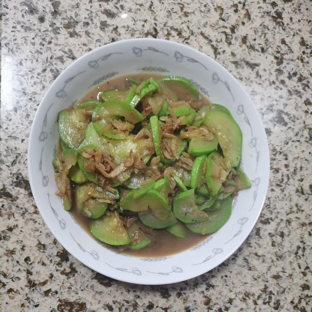 虾皮炝西葫 补钙神器