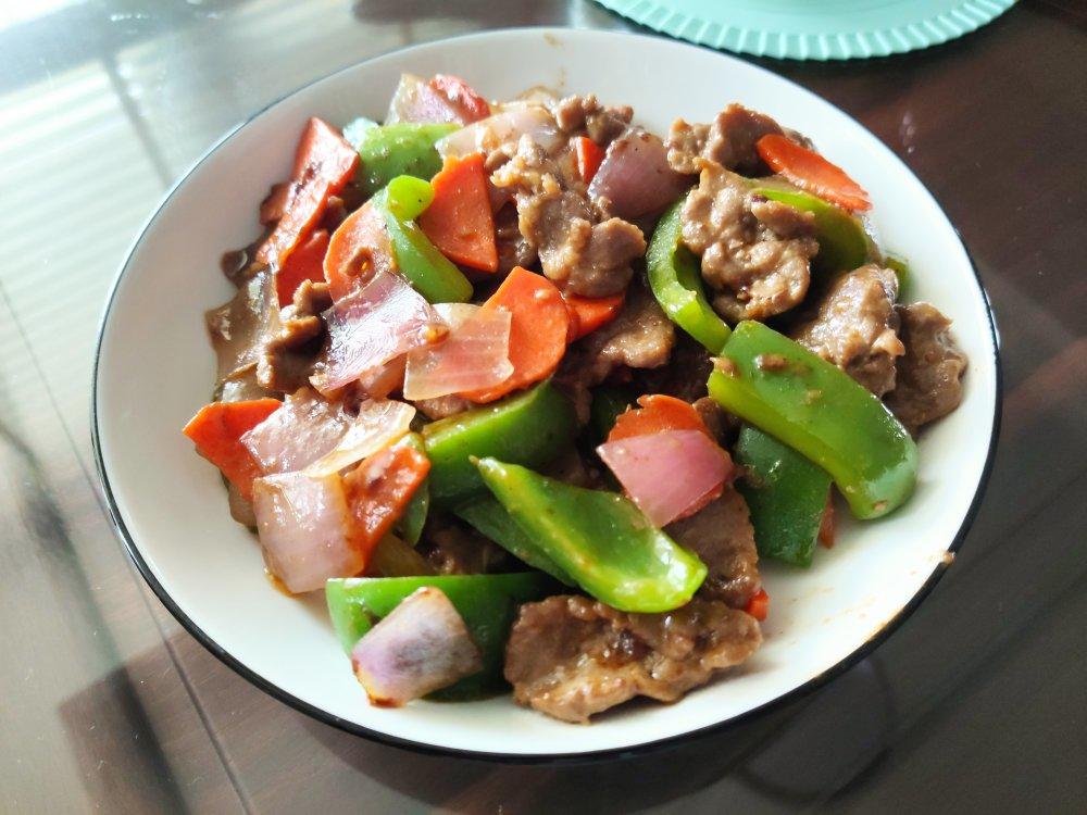 青椒炒牛肉