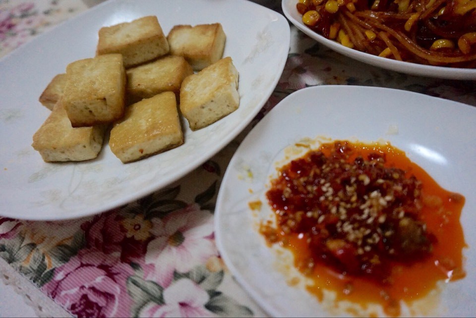 家常煎豆腐