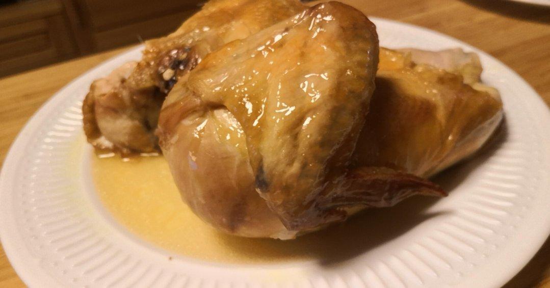 田螺姑娘超级简单不用腌制脆皮烤鸡