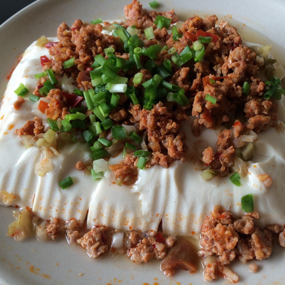 肉末蒸豆腐