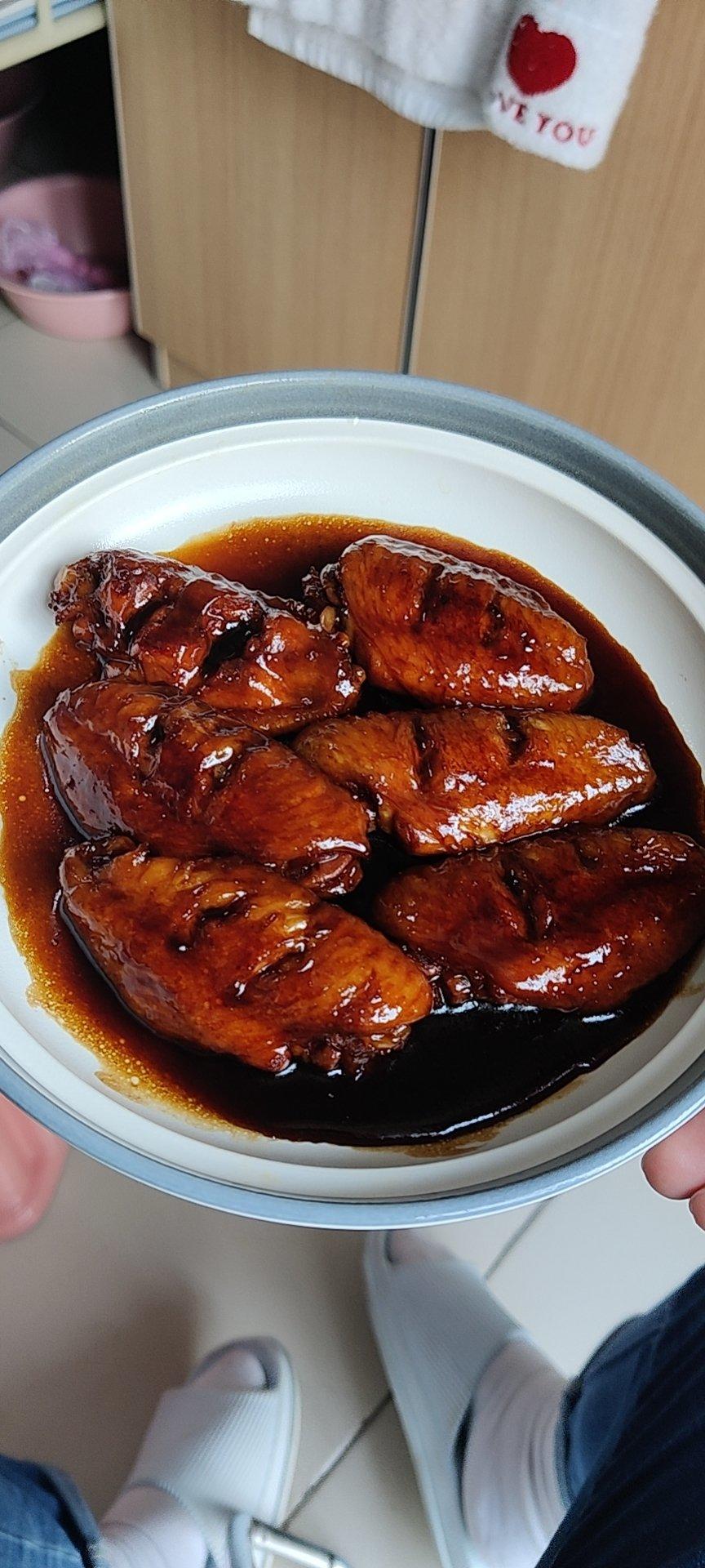 家常菜 可乐鸡翅 噗噗chen做的可乐鸡翅赞 鸡翅(翅中最佳),可乐,盐