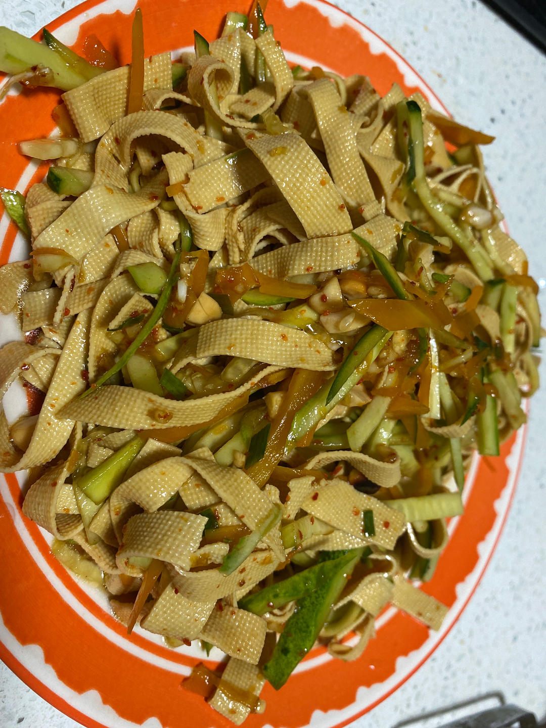 超级爽口开胃的凉拌豆皮