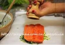 香烤三文鱼&小米--baked salmon and couscous的做法 步骤7