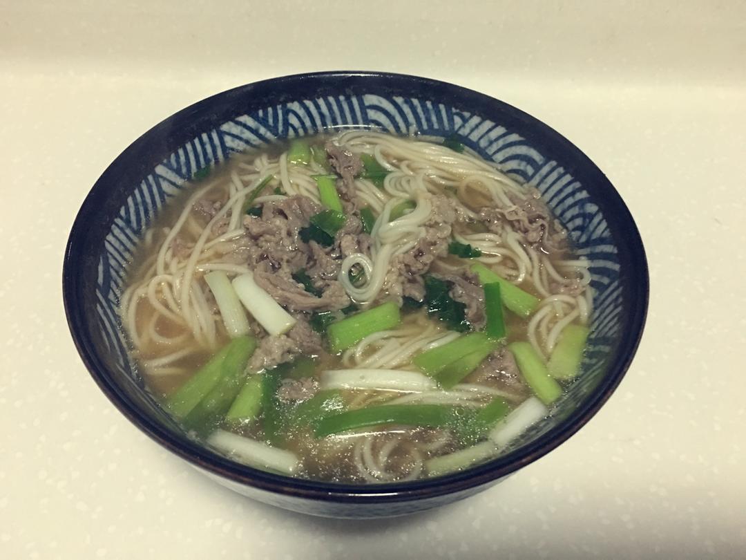 葱香羊肉汤面