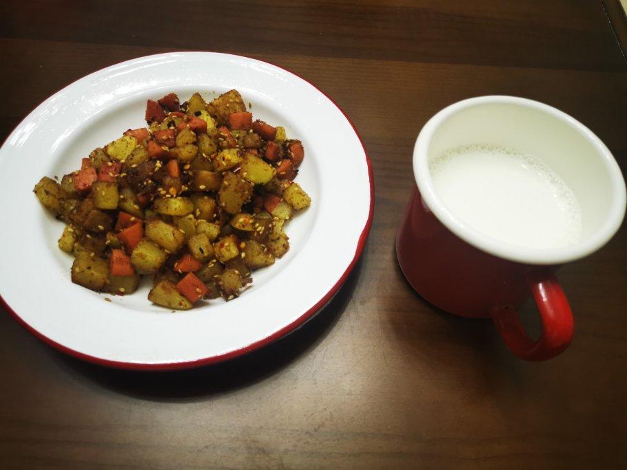 土豆火腿丁
