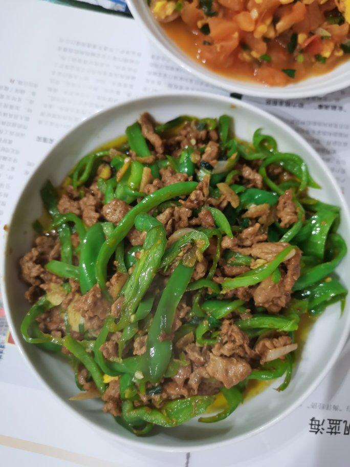 青椒炒肉丝
