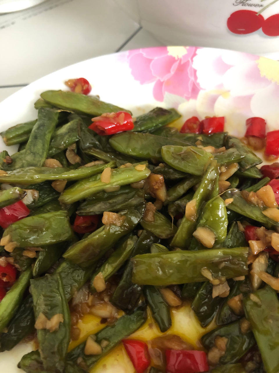 蒜香干煸四季豆