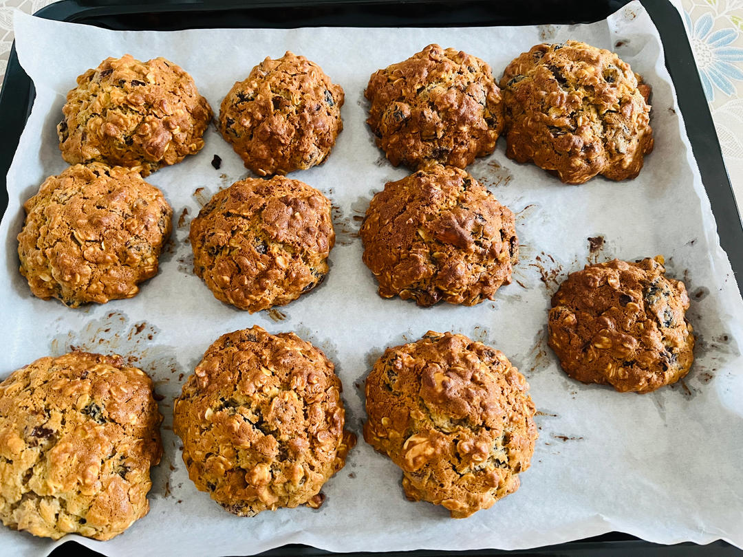 老友记食谱：菲比的燕麦提子饼干（减糖版）