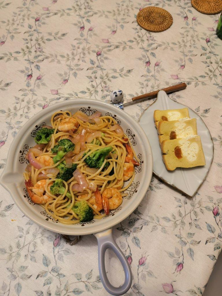 减脂|美味又低脂的虾油虾仁意大利面
