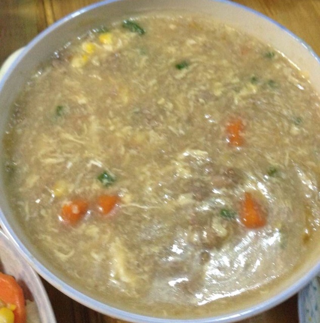 玉米鸡蛋牛肉羹