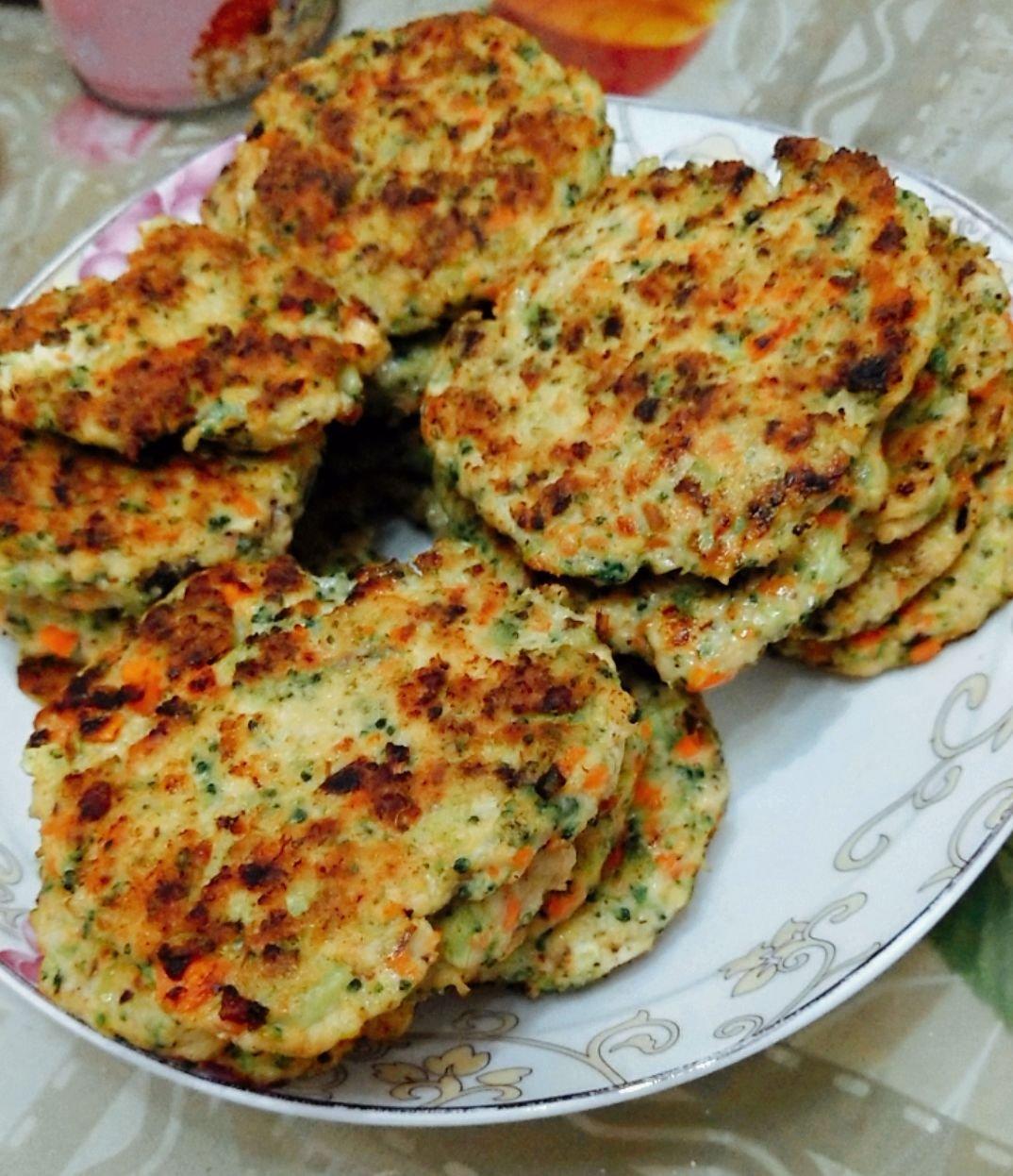 好吃不胖的时蔬鸡肉饼