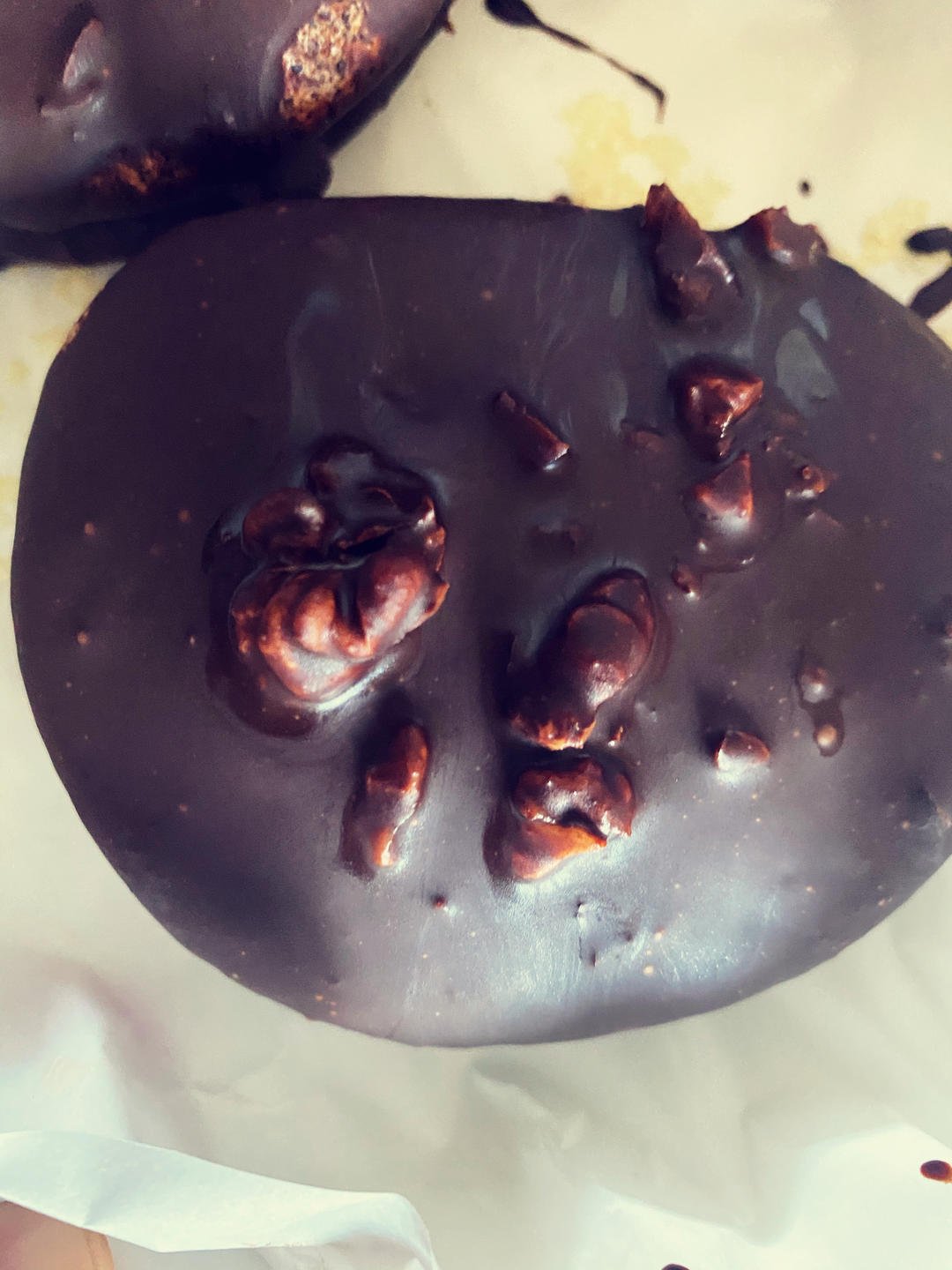 自制脆皮巧克力派