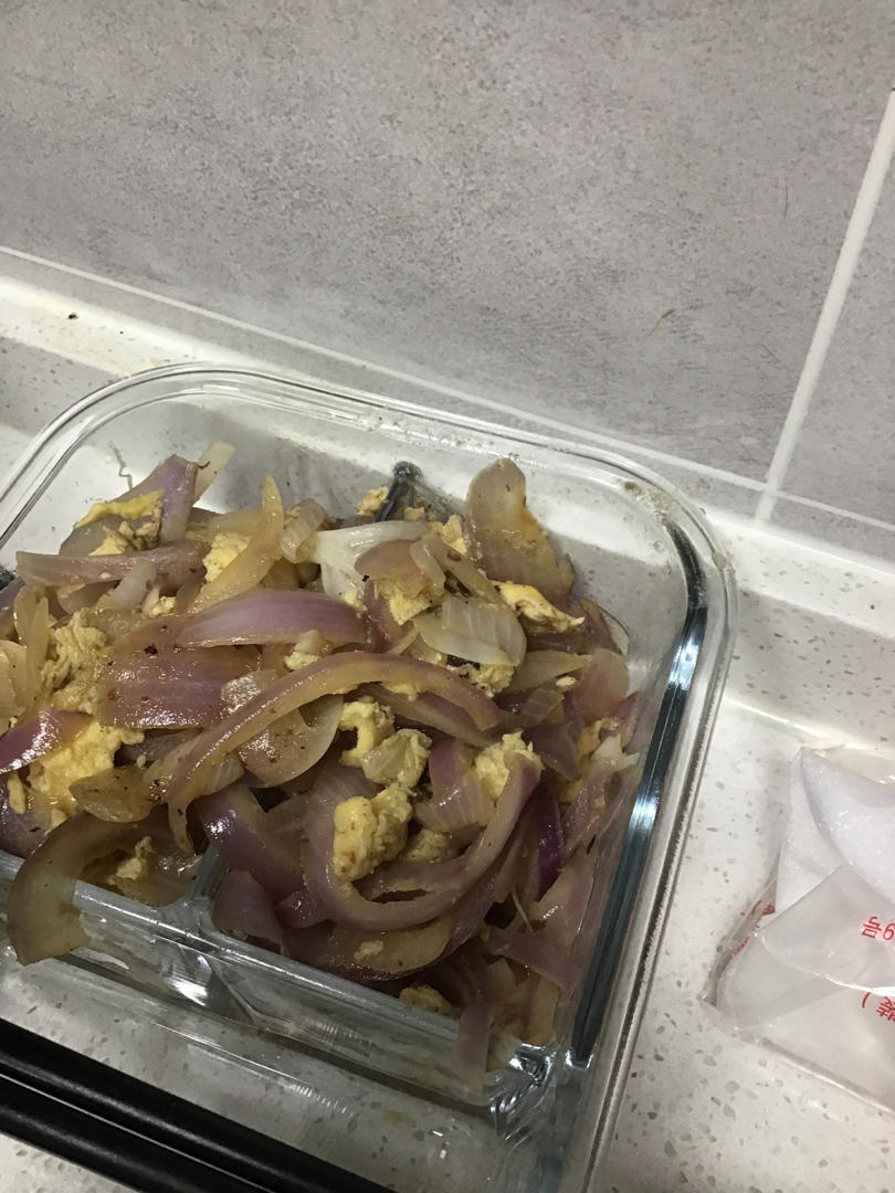 洋葱炒鸡蛋
