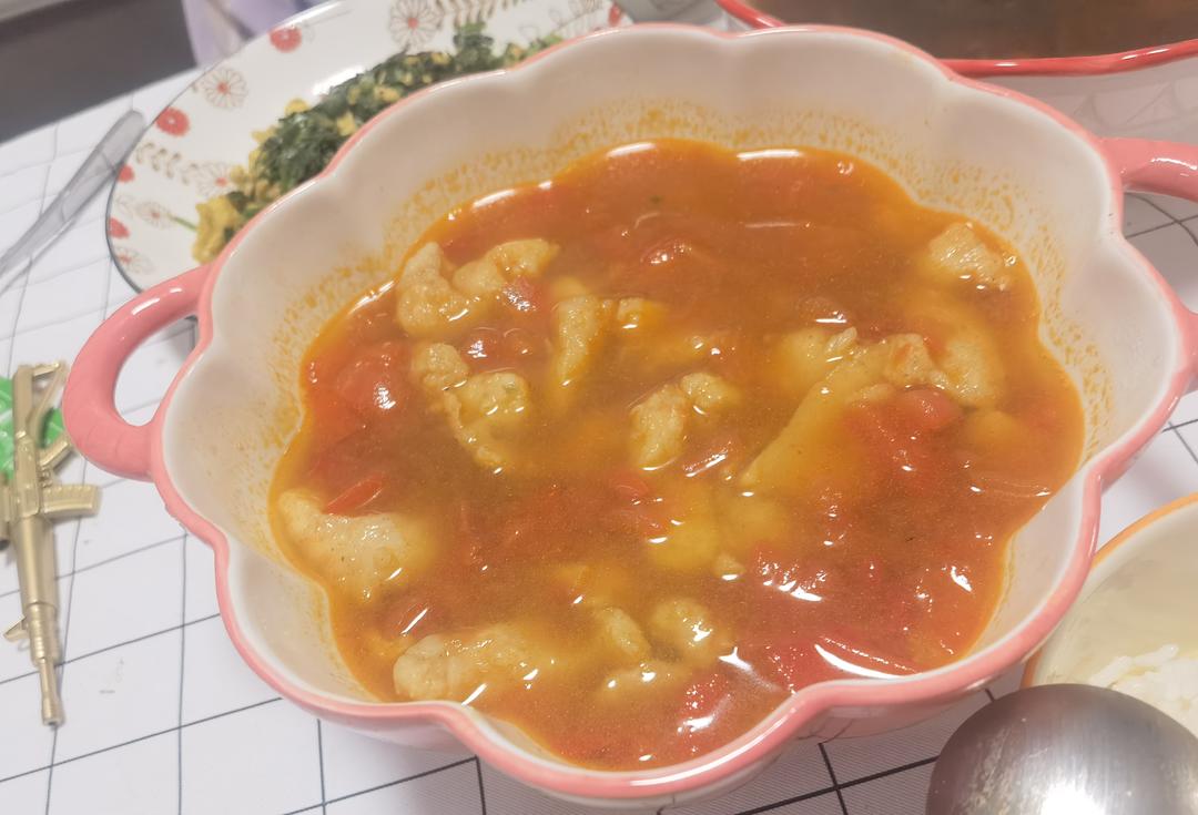 低脂食谱🌟番茄龙利鱼汤🌟低热量高蛋白