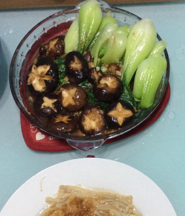 蚝油香菇小油菜