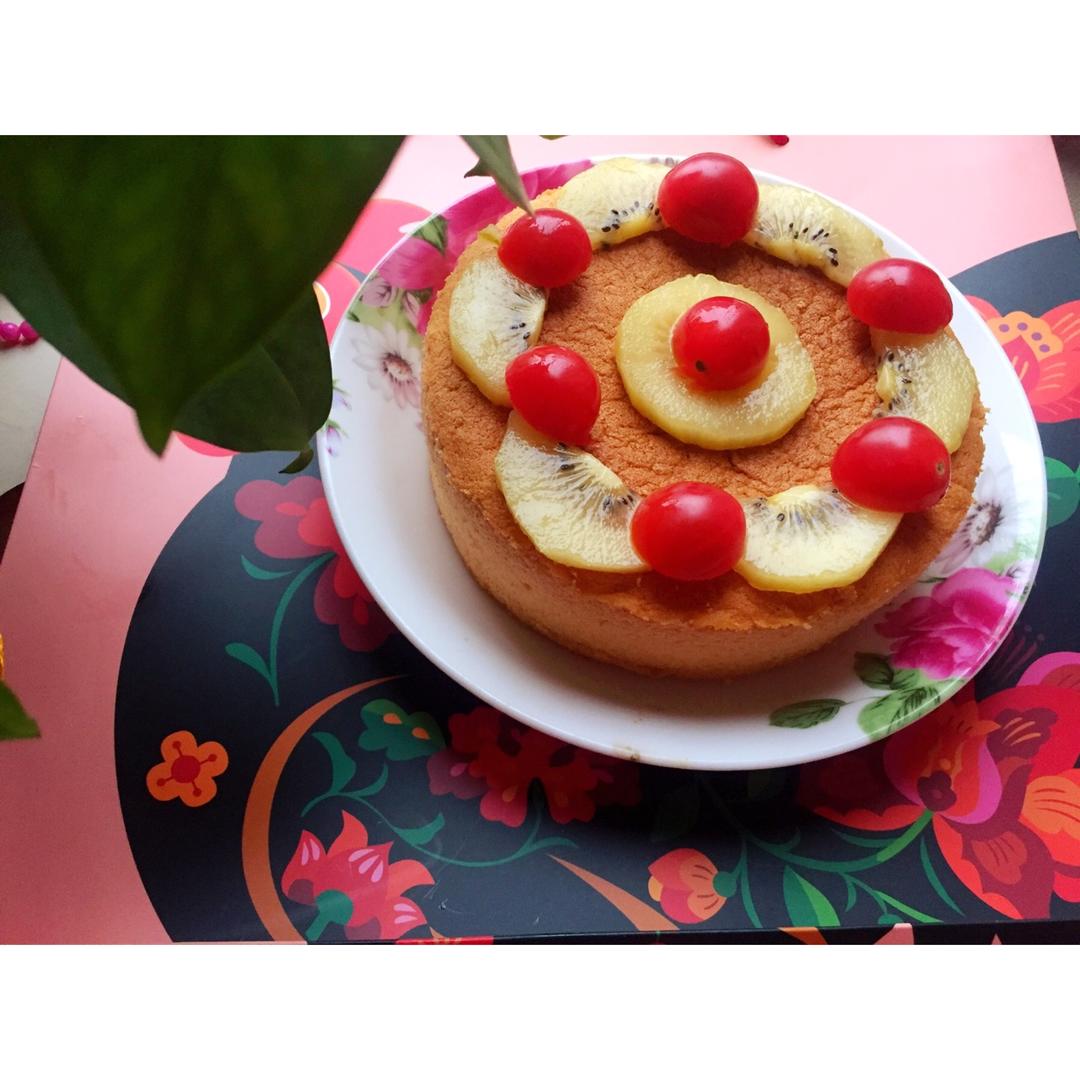 6寸戚风蛋糕（2蛋）