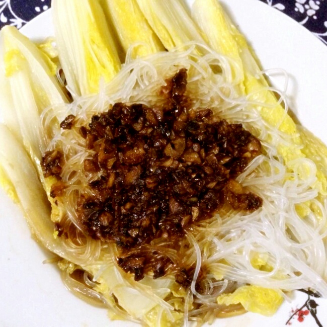 蒜茸粉丝娃娃菜