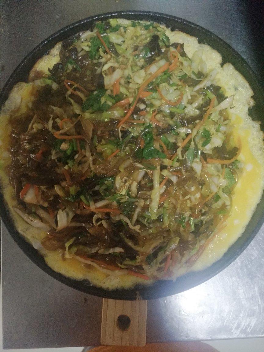 宁夏铁板粉丝包菜