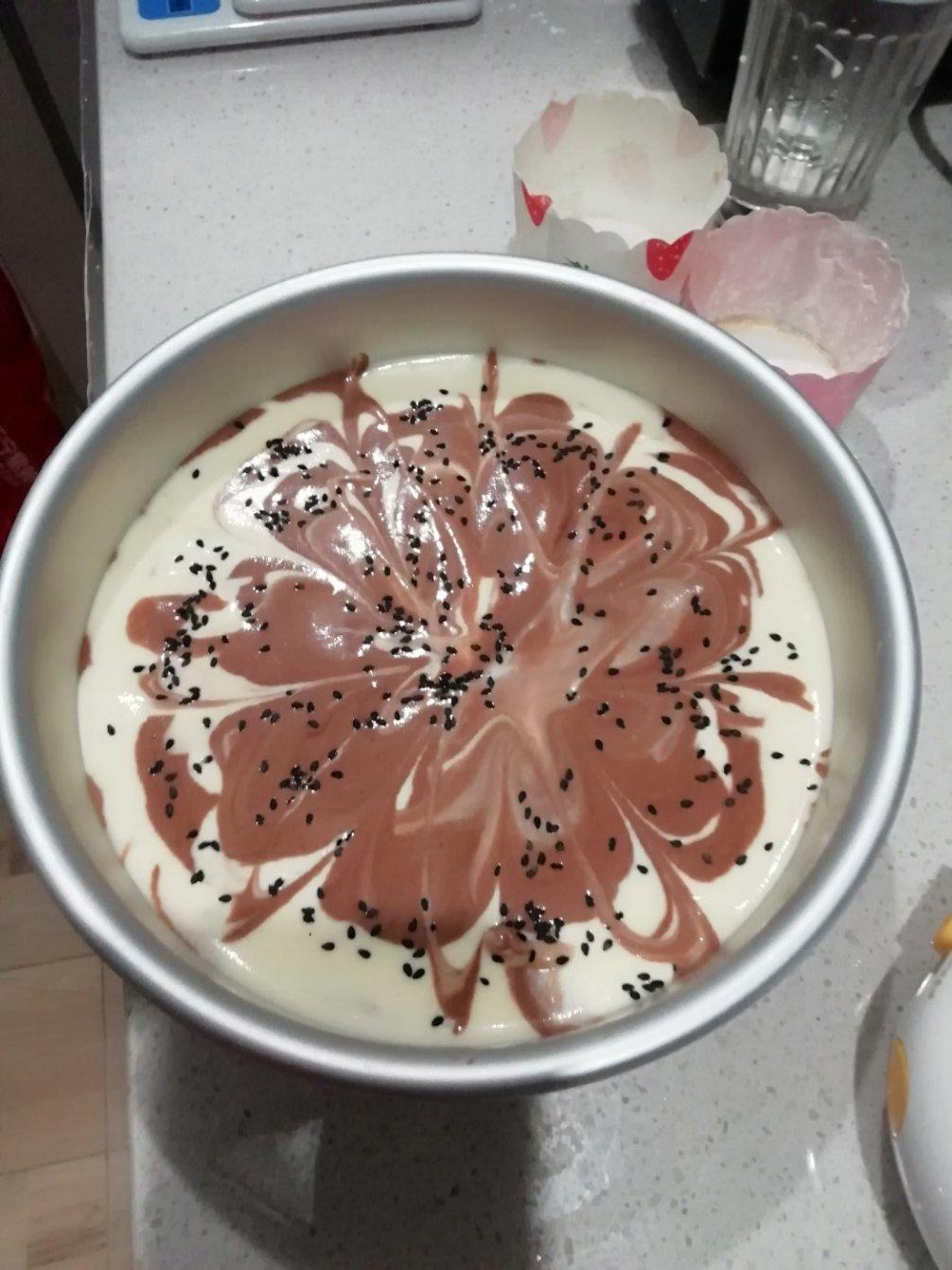 斑马纹戚风蛋糕