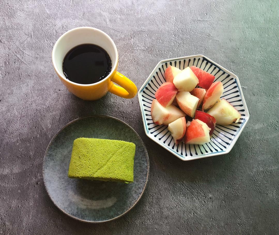 烫面抹茶蛋糕卷