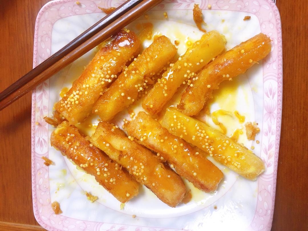 孙远赫做的果酱炸奶豆腐:蒙古人的豆腐,是这样吃的!