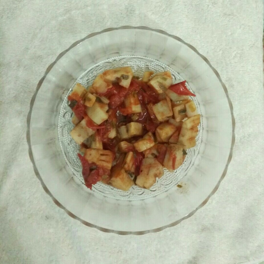 番茄鸡肉藕丁