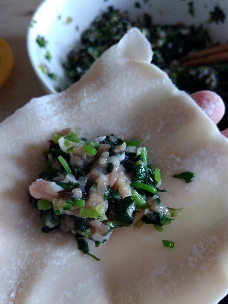 马兰头咸肉馄饨
