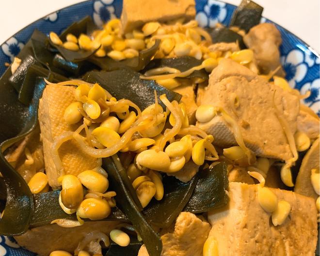 海带豆芽炖豆腐的做法