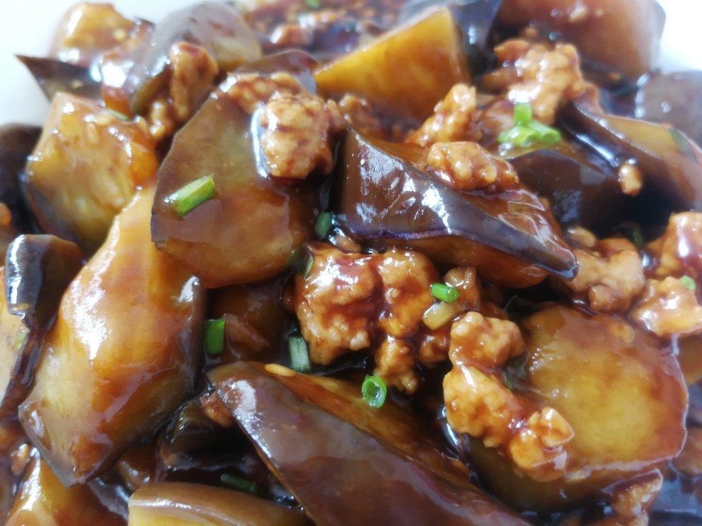 红烧肉沫茄子