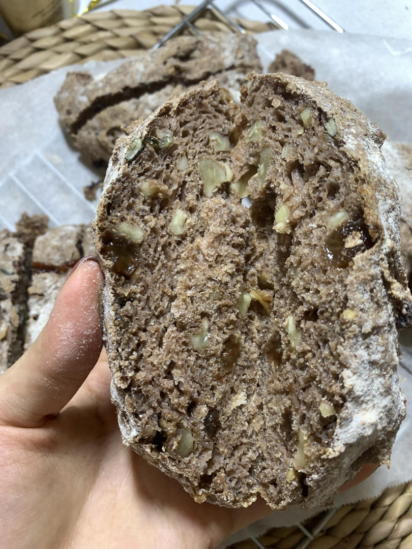 给减肥瘦身党  无糖无油全麦面包（免揉懒人版）