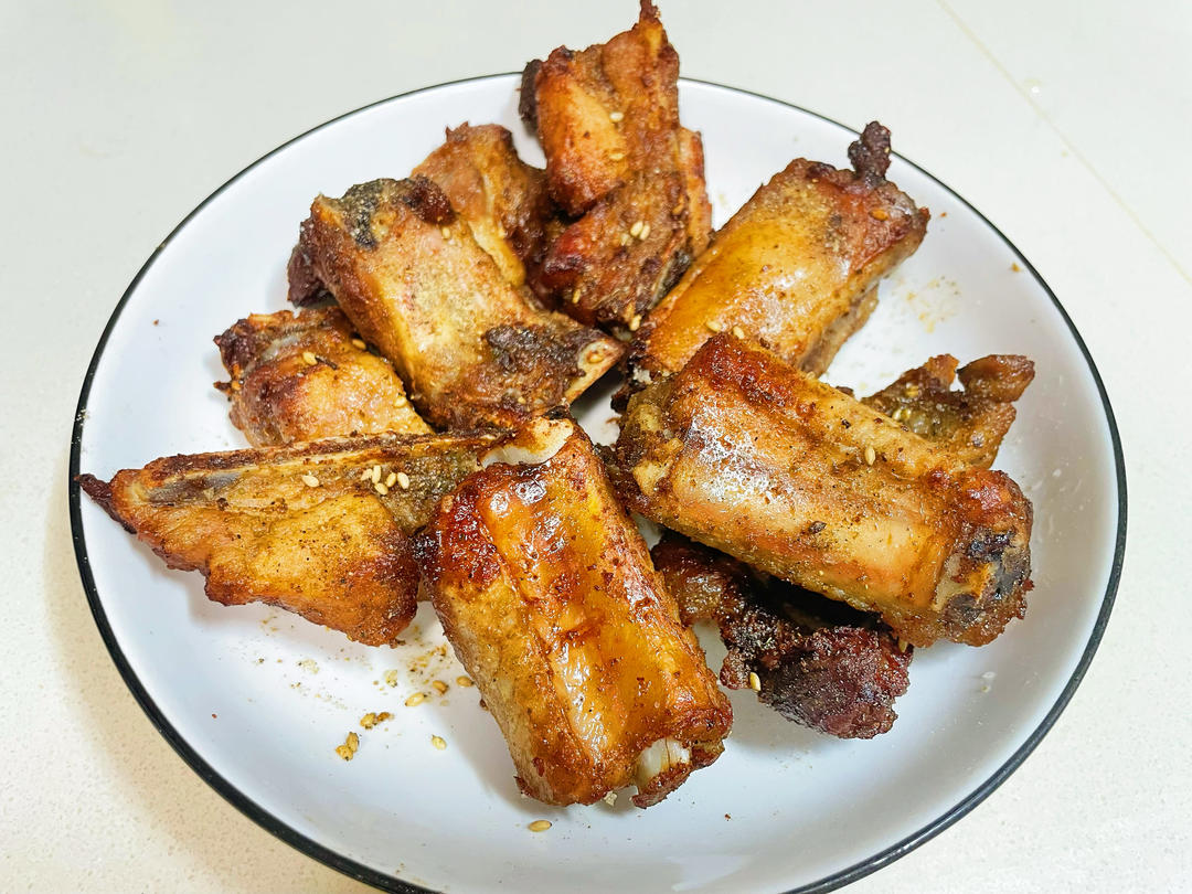 孜然椒盐炸排骨（空气炸锅）