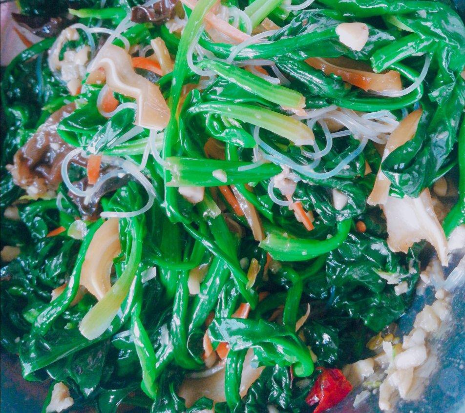 ‼️万能凉拌酱汁‼️菠菜这样做，好吃到哭