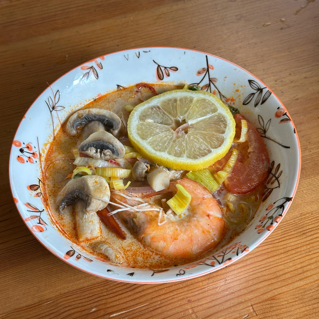 被夸爆的冬阴功汤【泰国学厨】超级好操作！