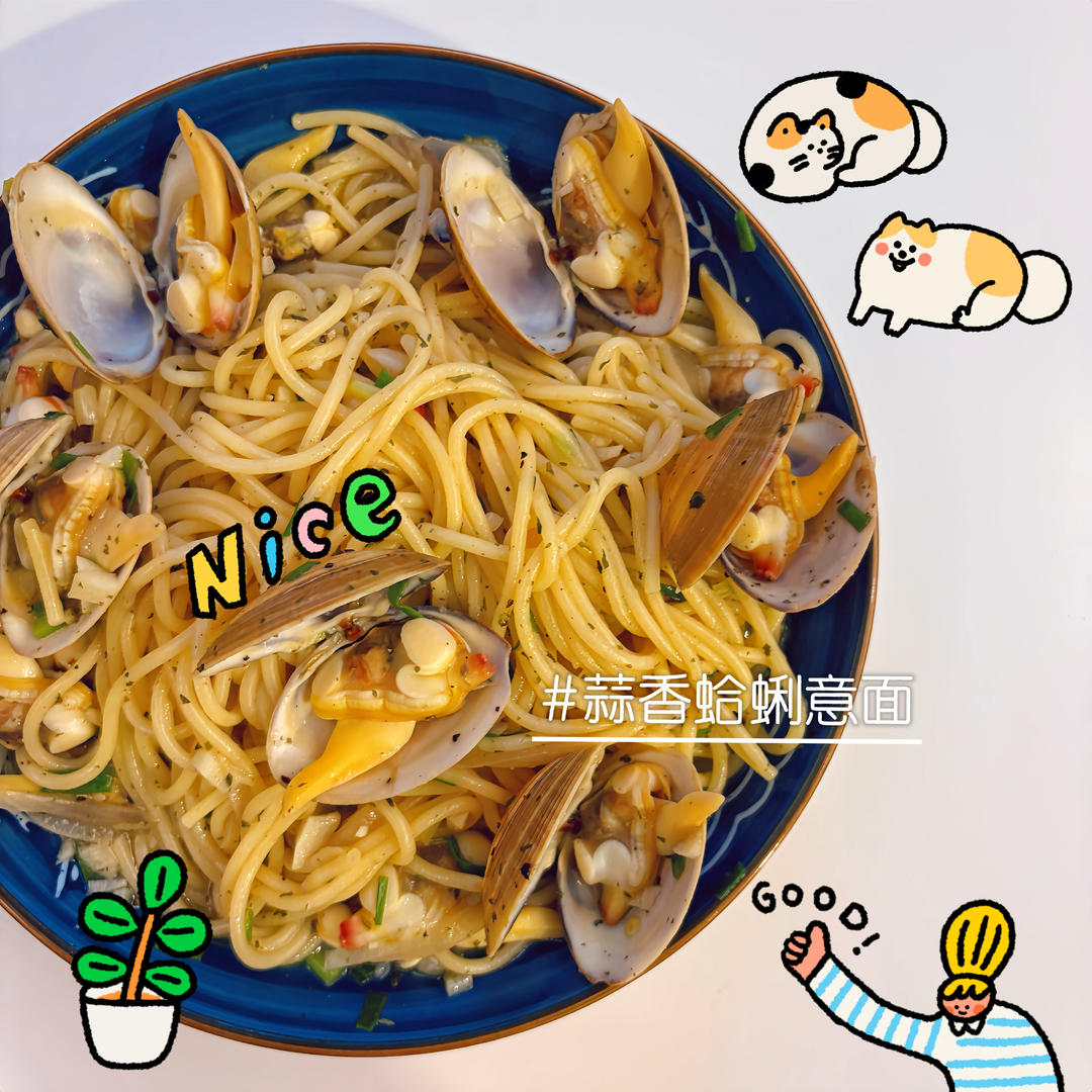 蛤蜊意大利面-简单美味的海鲜面