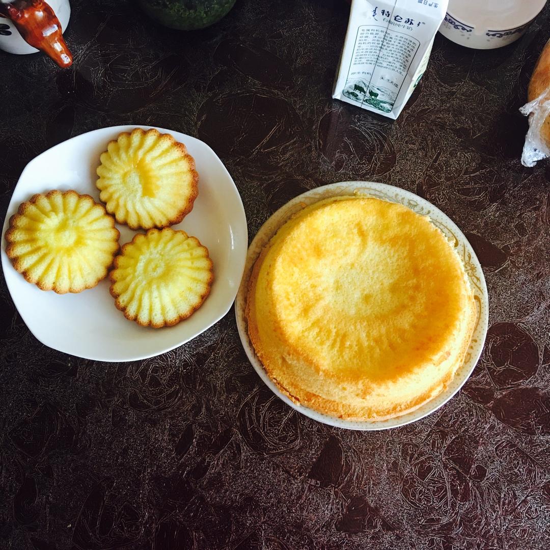 6寸原味戚风蛋糕