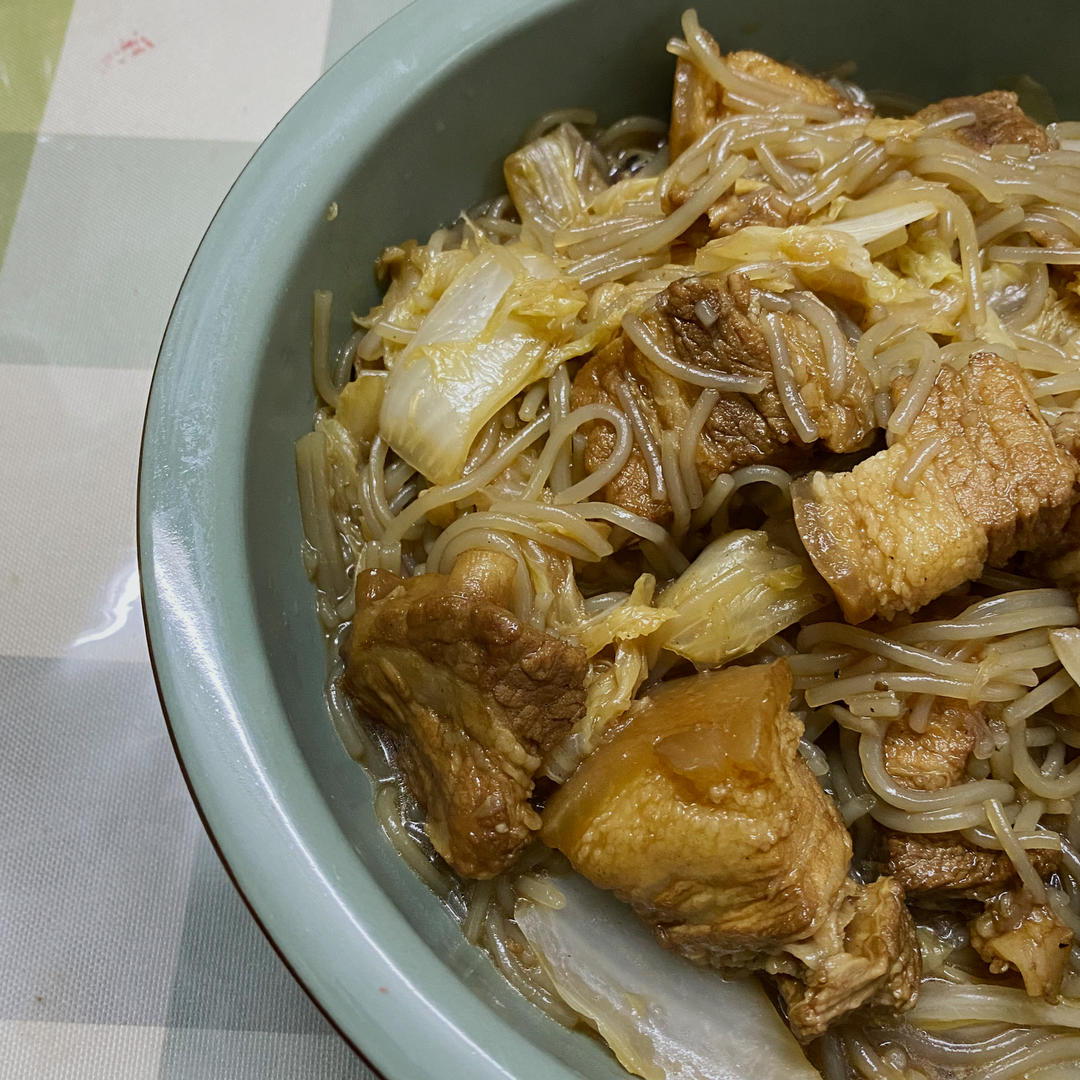 猪肉白菜炖粉条