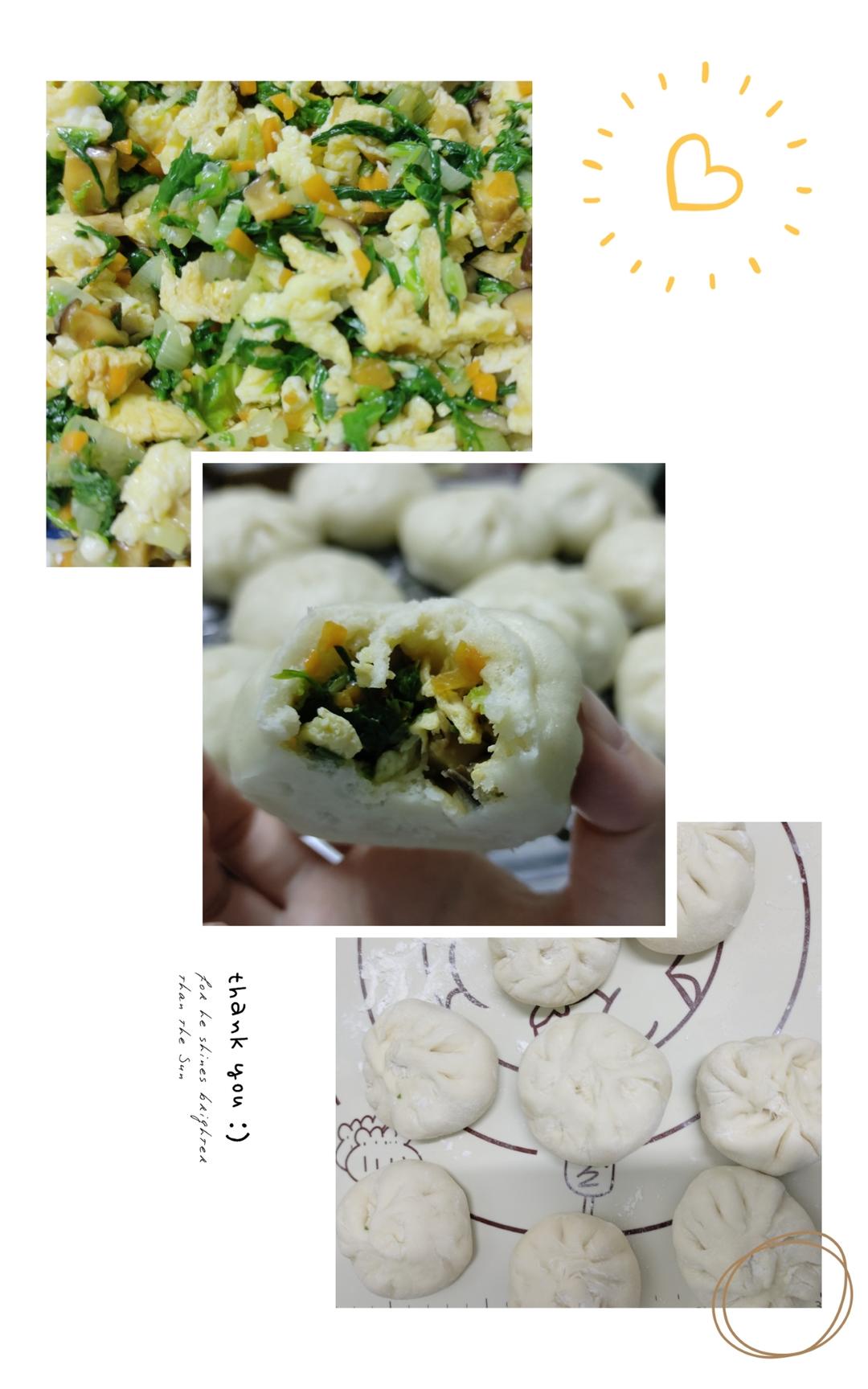 万能的 素菜馅料 可做包子 、饺子、馅饼