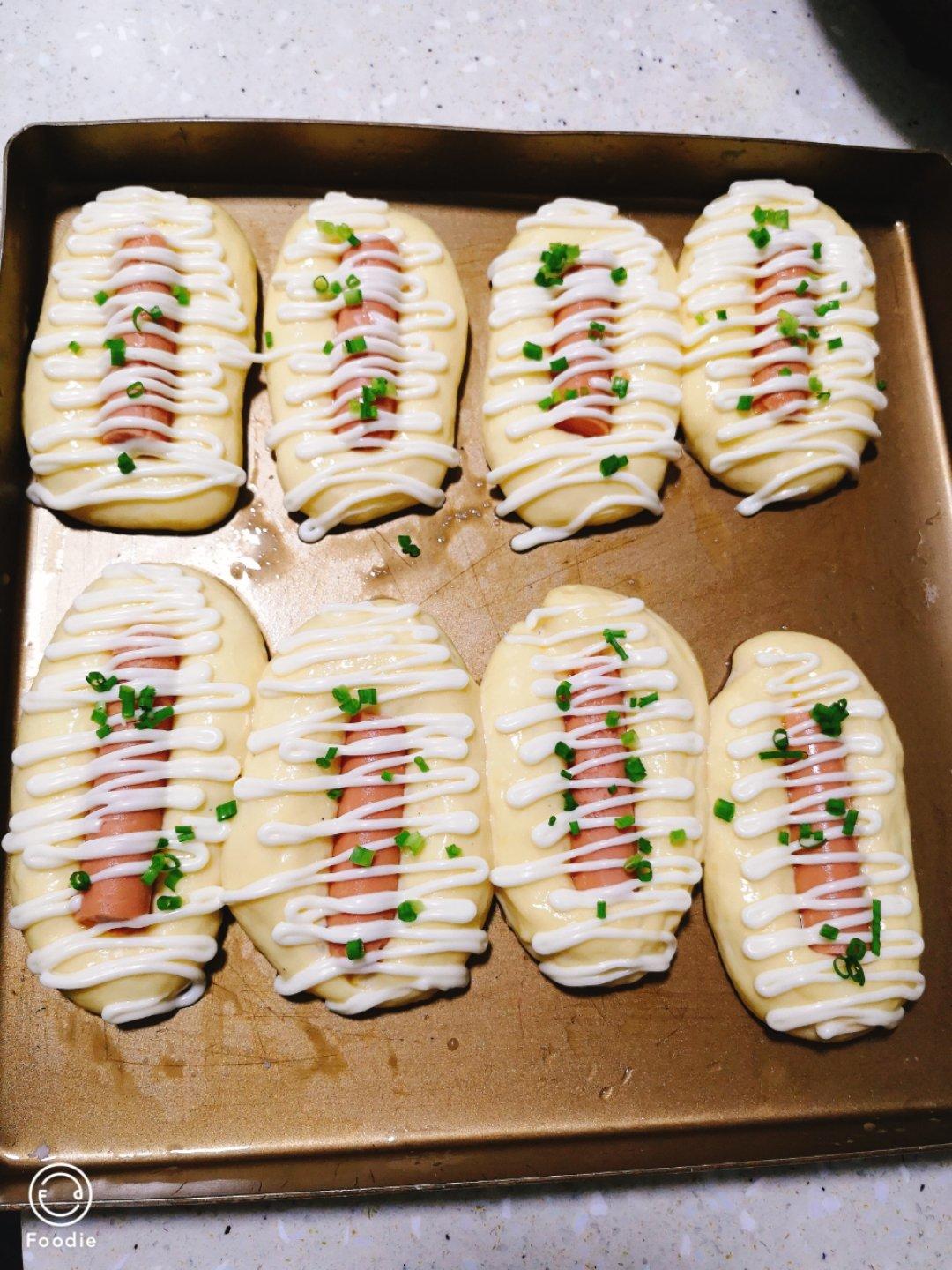 奇奇ll做的面包夹香肠