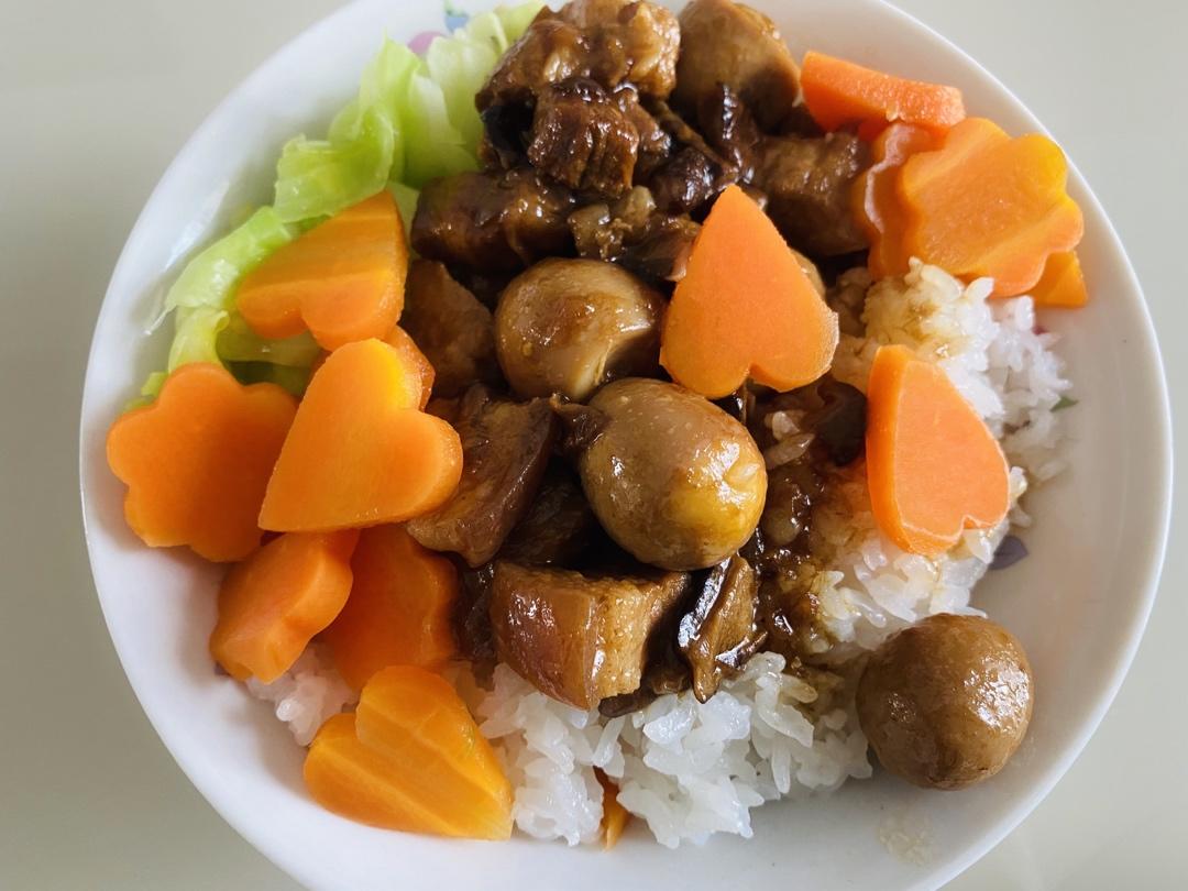 好吃到停不下来的卤肉饭