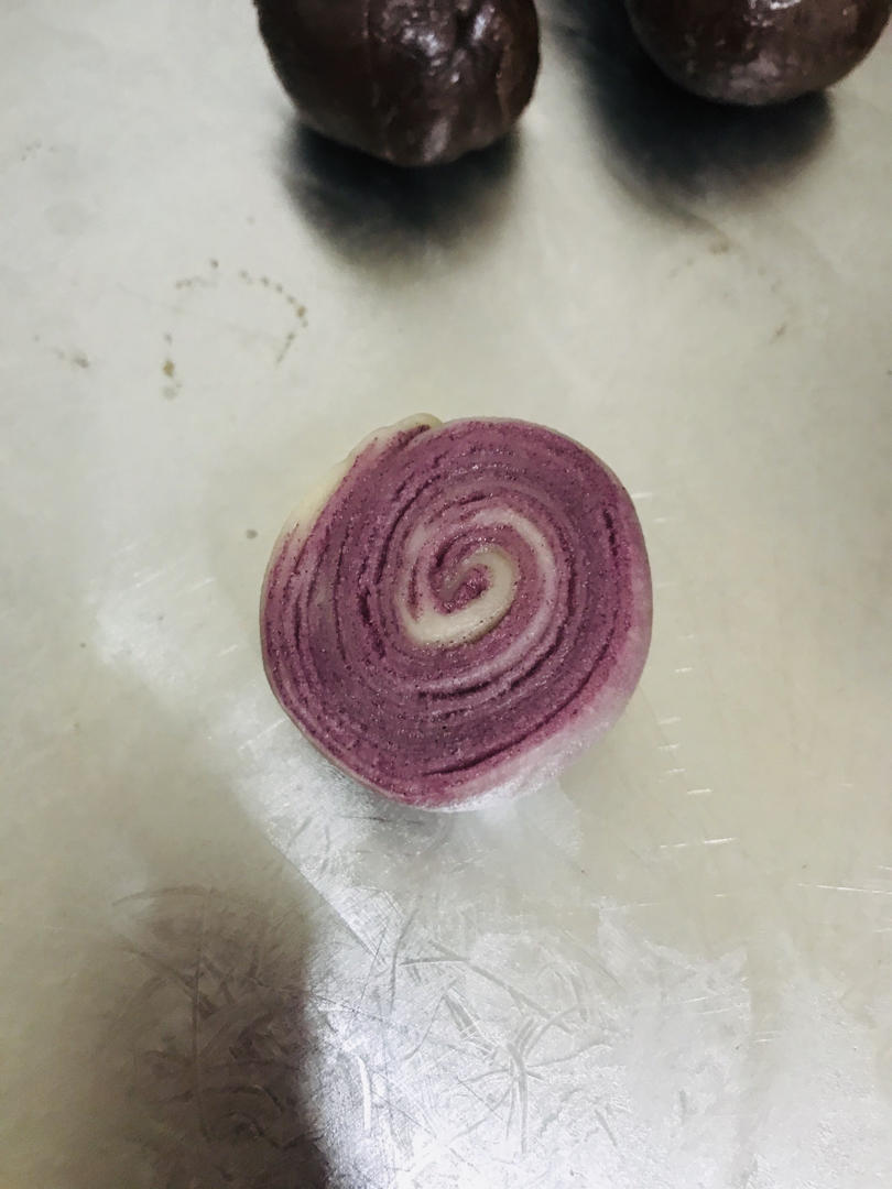 [香兰世家]掌心里的爱--紫薯蛋黄酥