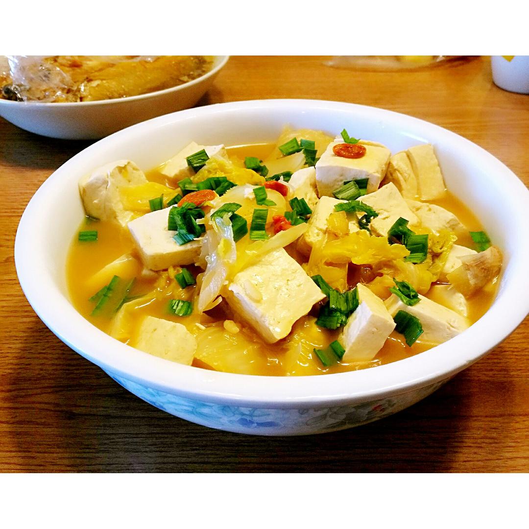 李白_5e9s做的冬季家常菜:白菜炖豆腐