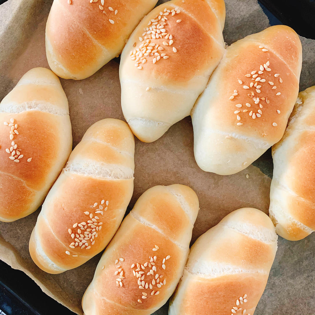 日式盐面包 日式盐可颂-（含整形小视频）