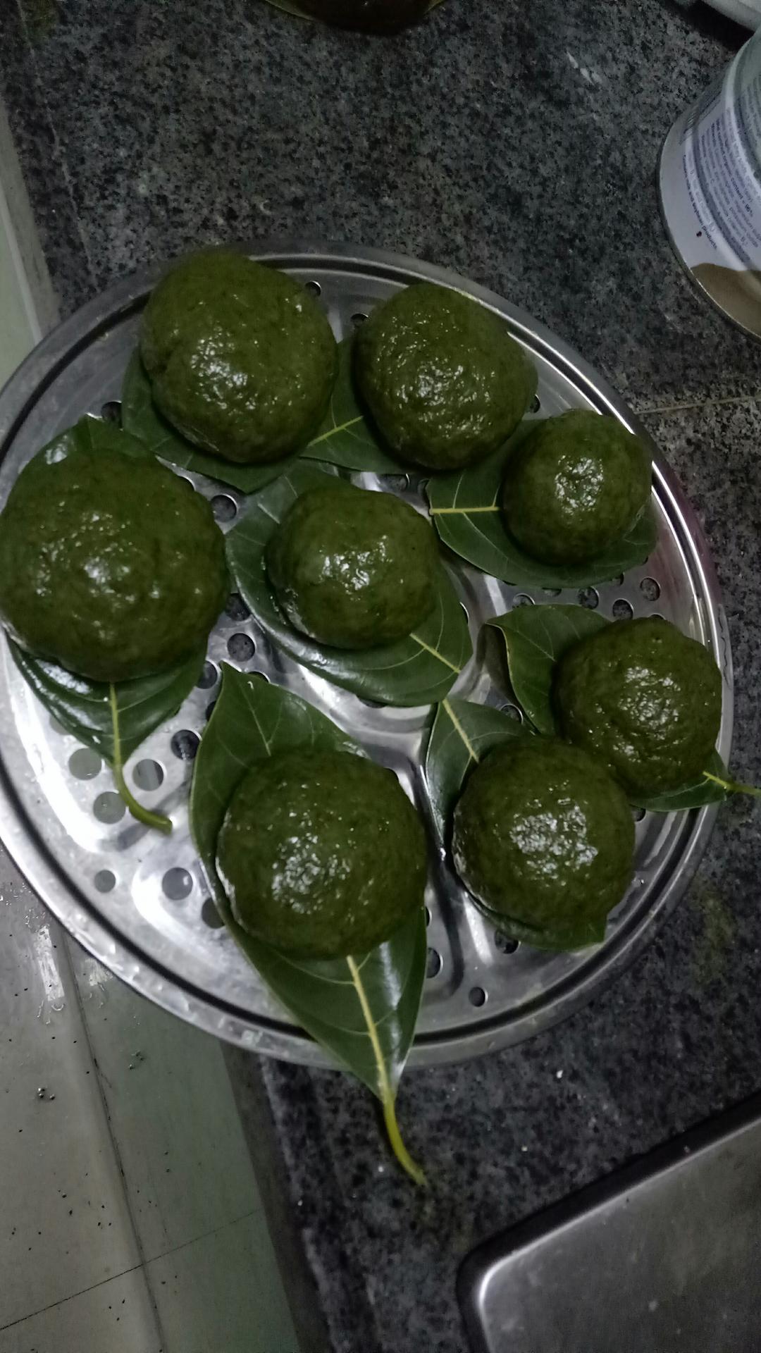 艾草糍粑的做法