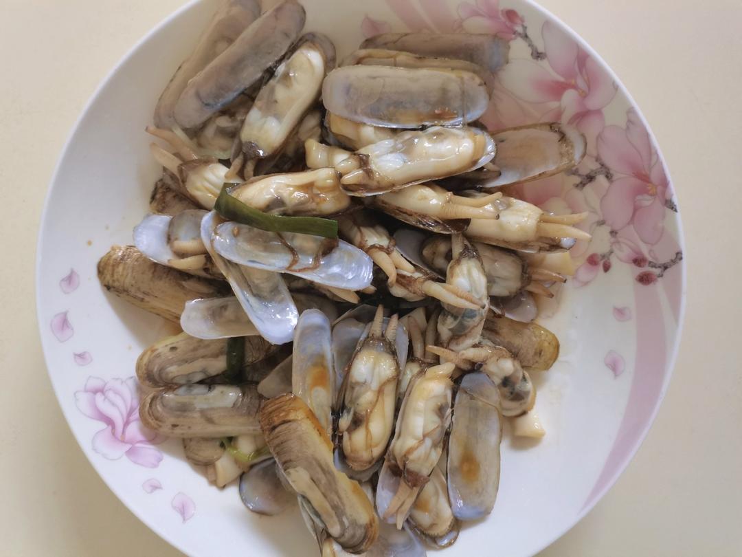 葱油蛏子