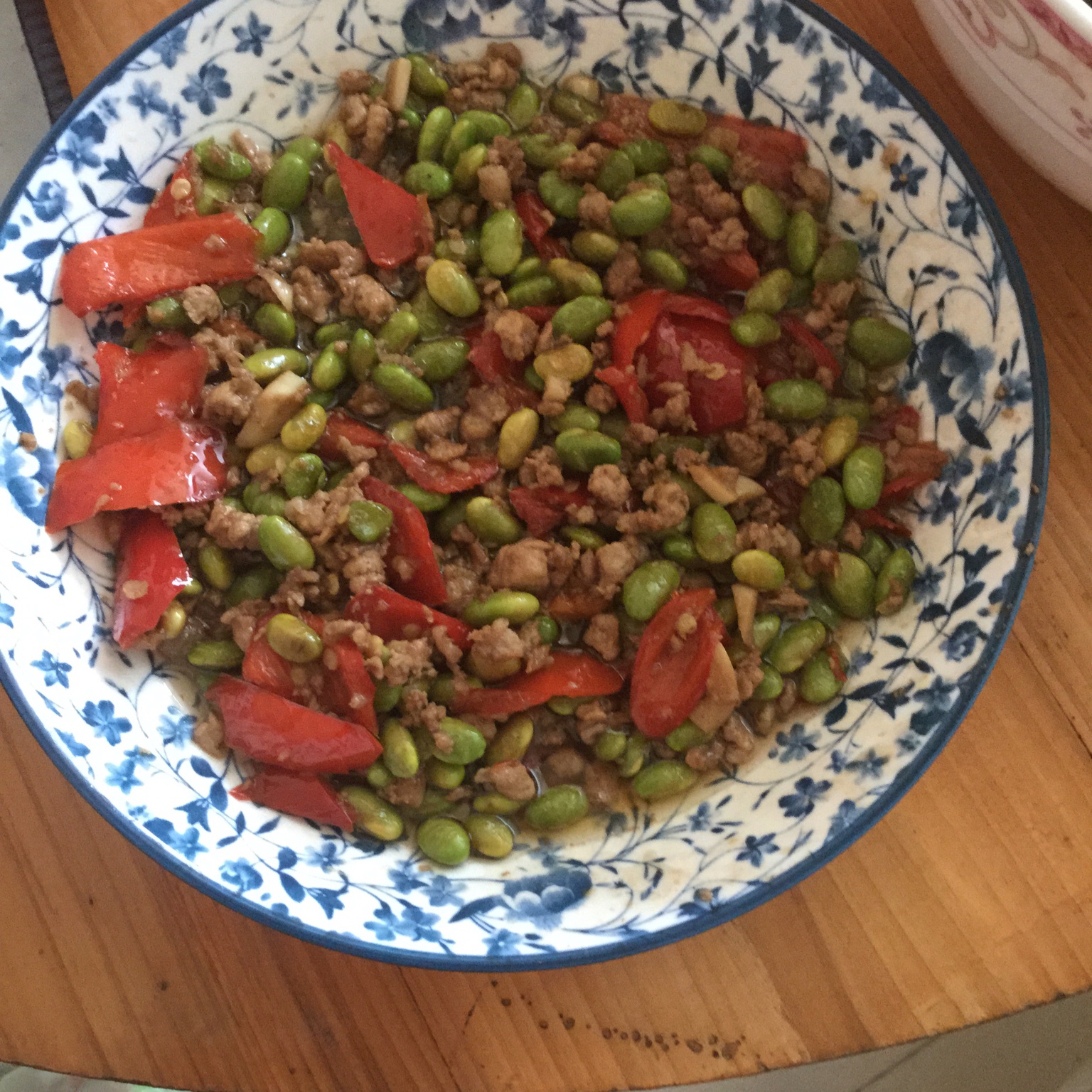 下饭菜 肉末毛豆