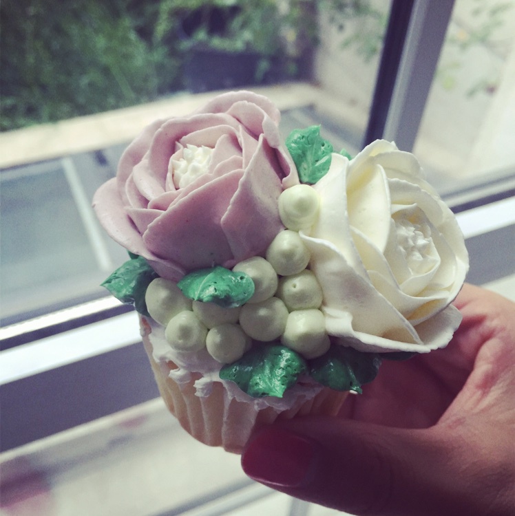 韩式裱花cupcake