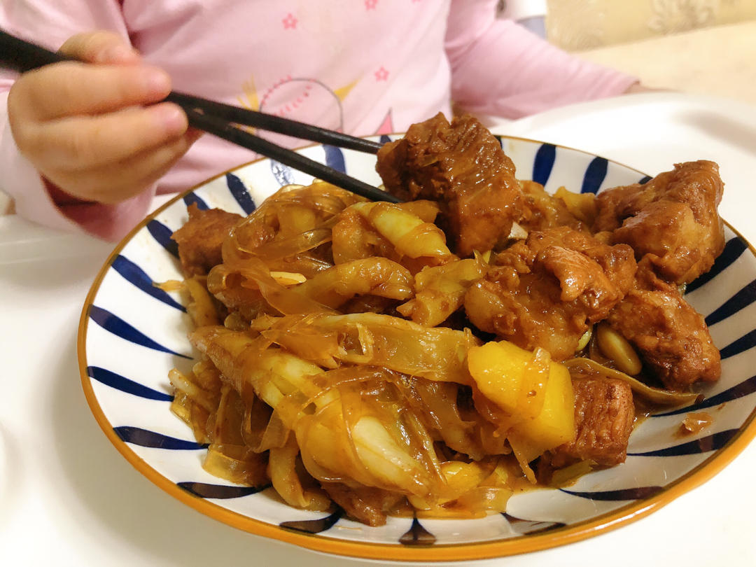 排骨土豆炖芸豆