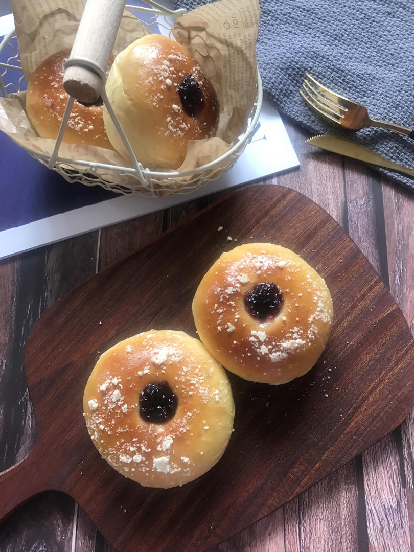 蓝莓奶酥面包
