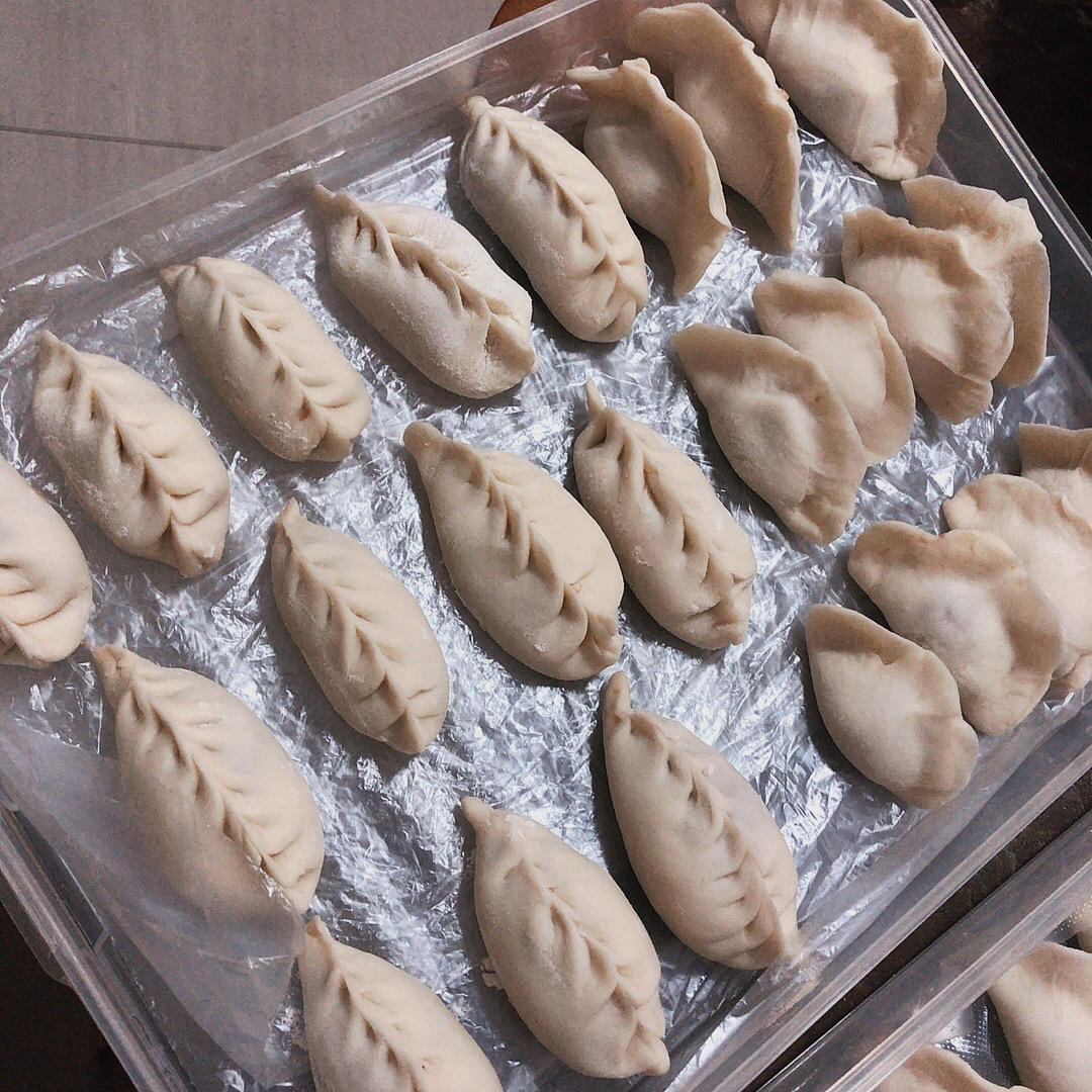 手工揉面三分钟，又韧又薄又好包的饺子皮
